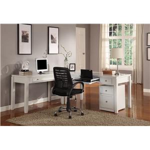 Parker House Boca Three-Piece L-Shaped Desk